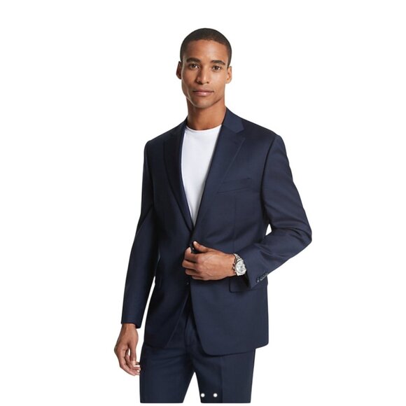 Michael Kors Navy Wool Blend Sports Coat Blazer - Picture 1 of 10
